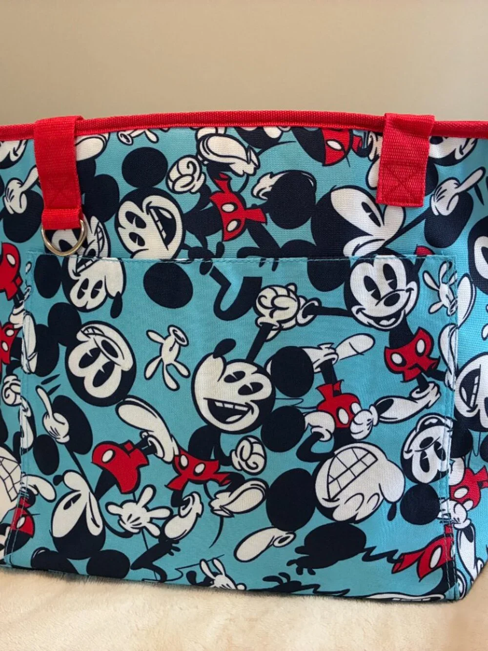 Disney Store Mickey Mouse Insulated Cooler Tote Lunch Bag NWT